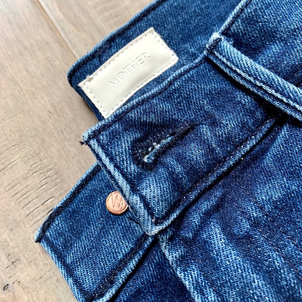 Mother Cropped Ankle Jeans